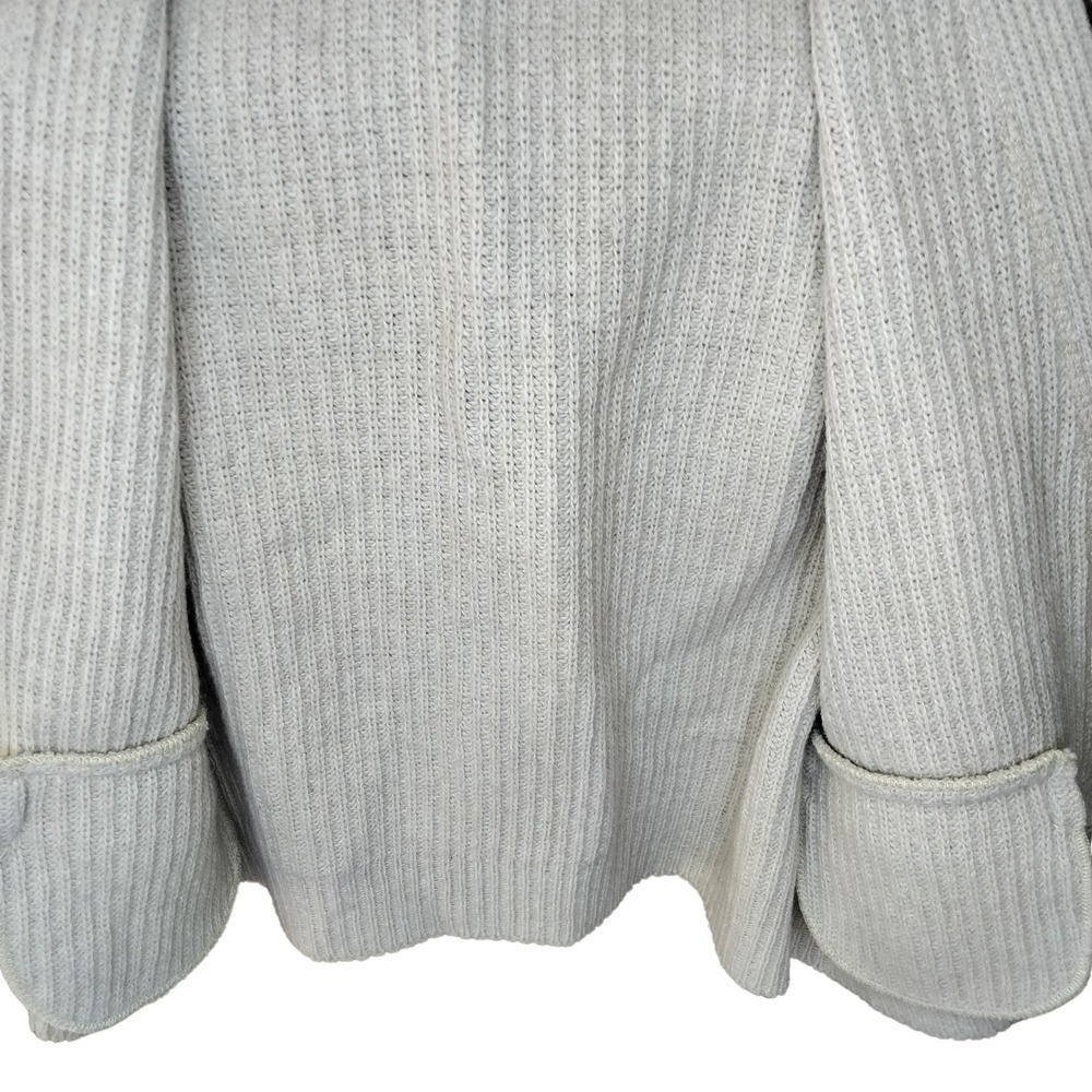 Vintage Jantzen Mens Medium Lambswool Shawl Collar Vest Beige Made in USA - Picture 5 of 5